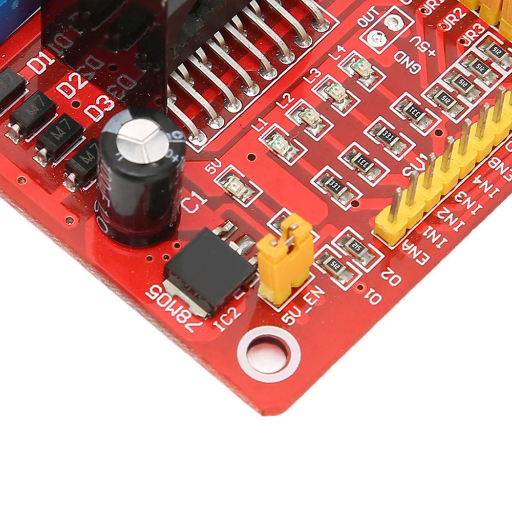 Motor Driver L298N - L298N ステッピングモータードライバーモジュール 5V-35V 2A デュアル H
