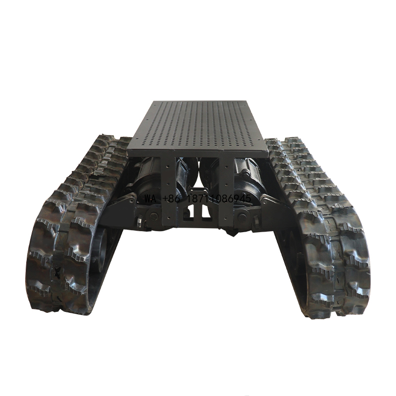 Tracked Robot Chassis - 水中IP68ケーブル巻き取りロボットシャーシ、大型パイプラインクローラトラックロボットプラットフォーム用に装備