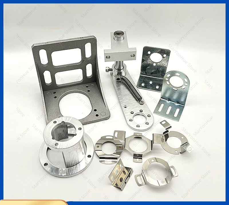 Servo Bracket - ロータリーエンコーダー専用取り付けブラケット、CNCフラットスプリングプレート、中空軸サーボ固定取り付けシート