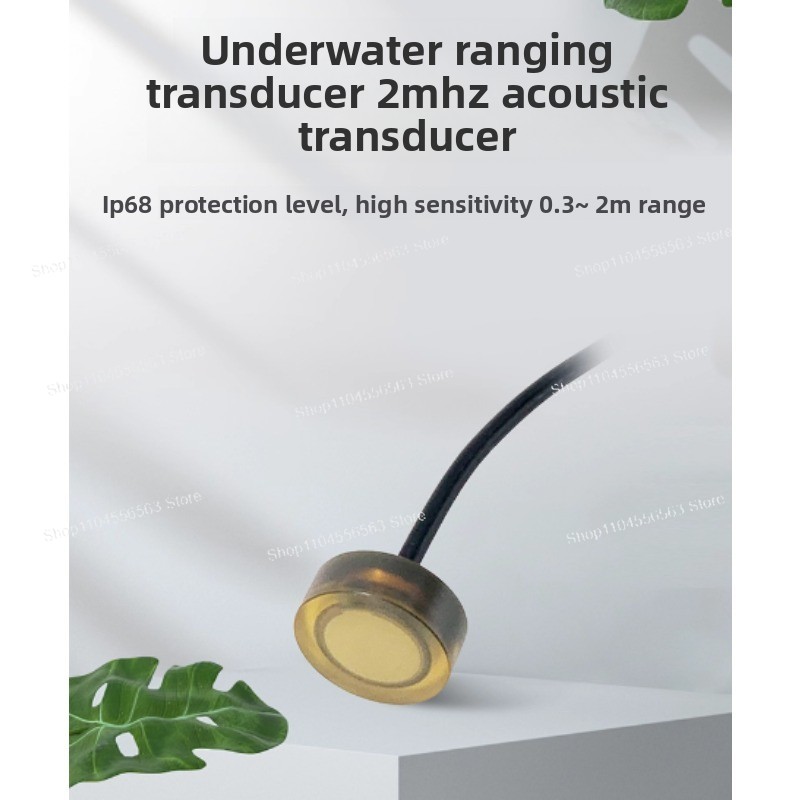 Ultrasonic Distance Sensor - DYW-LS-03A 2MHz水中超音波測距トランスデューサー - 水中音響距離センサー