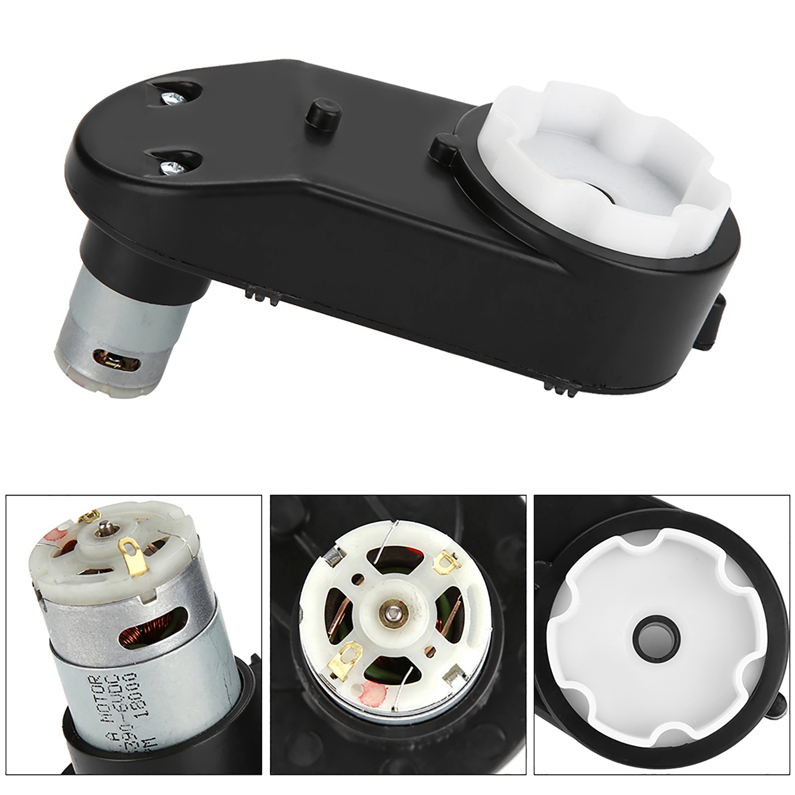Geared Motor - キッドカーギアボックス キッドライドギアボックス RS390 電動モーター 6V/12V 12000‑20000RPM