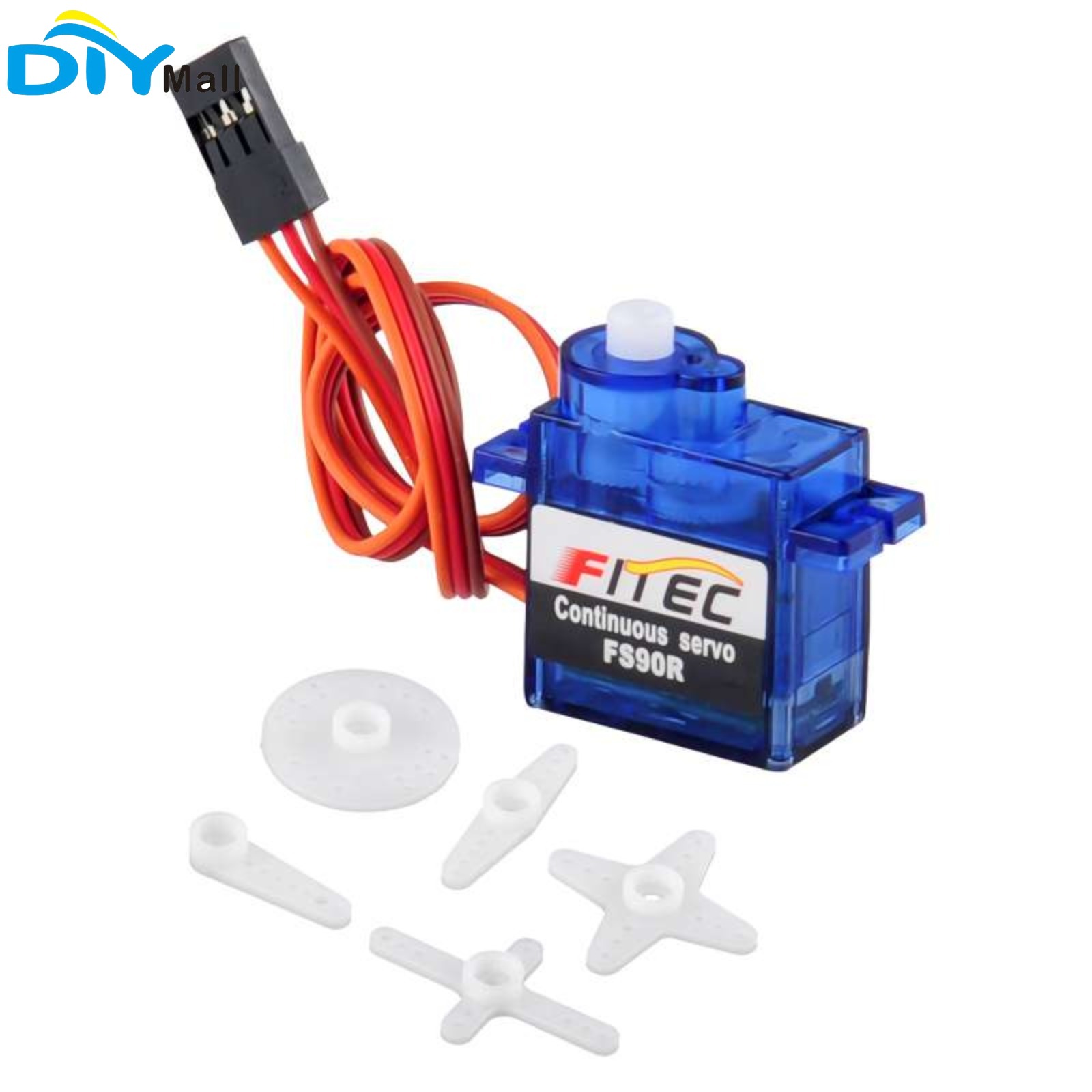 Micro Servo - FS90R 9g サーボ 360度連続回転ミニマイクロサーボ Arduino ロボットプロジェクトや