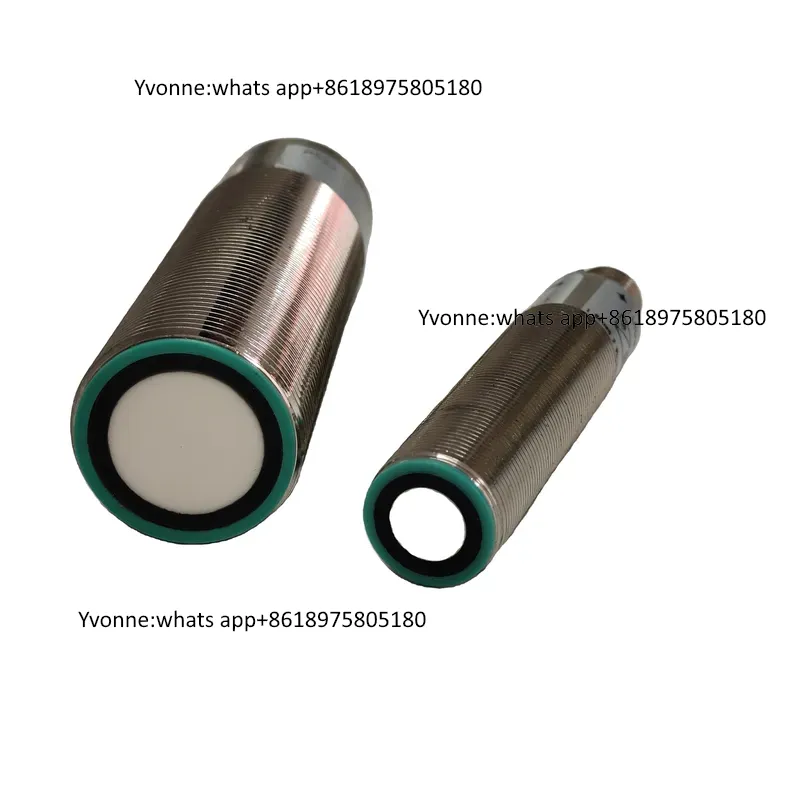 Ultrasonic Distance Sensor - UM600金属管超音波センサー、4-20mAアナログ出力、0-50mm検出距離、ネジ取付タイプ