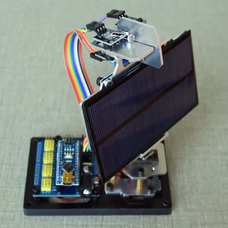 Arduino Robot - Mg90 未組み立てデジタルマルチメーターアーデュイノロボット用インテリジェントソーラートラッキング機器 DIYキット プログラミングロボットおもちゃギフト