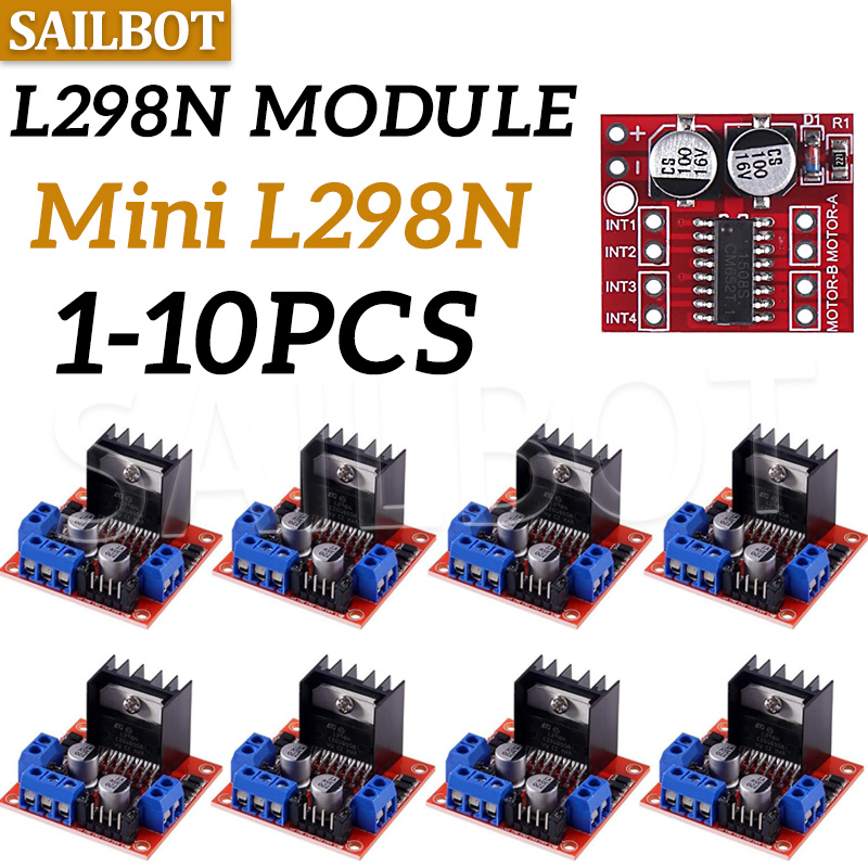 Motor Driver L298N - 1/5/10 個 L298N DC モータードライバー MX1508