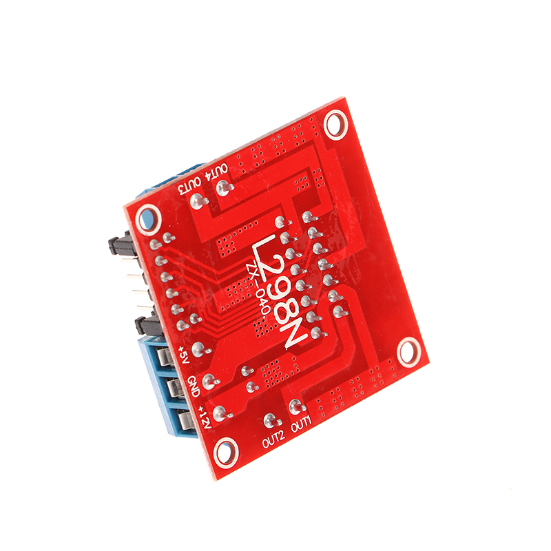 Motor Driver L298N - L298N DC モータードライバーモジュール L298N ステッピングモータースマートカーロボットブレッドボードペルチェハイパワー L298