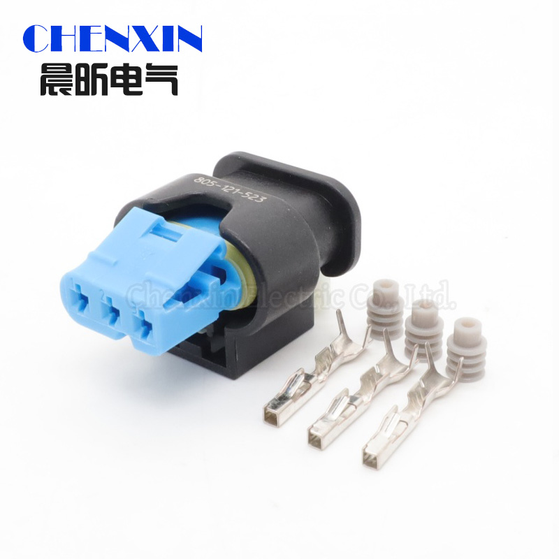 Infrared Obstacle Sensor - 3ピン、メス型、自動車用防水コネクター、後方警報用レーダーやカムシャフトセンサー用プラグ、型番：55565709