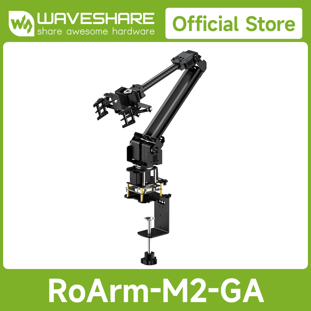 Robot Arm Kit - Waveshare 3+1 DOF高トルクシリアルバスサーボデスクトップロボットアームキット、ESP32ベース、柔軟な拡張と二次機能をサポート