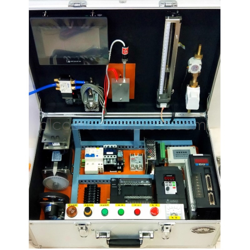 Servo Kit - PLCトレーニングキット テスト練習ボックス 学習用HMI インバータ サーボ センサ