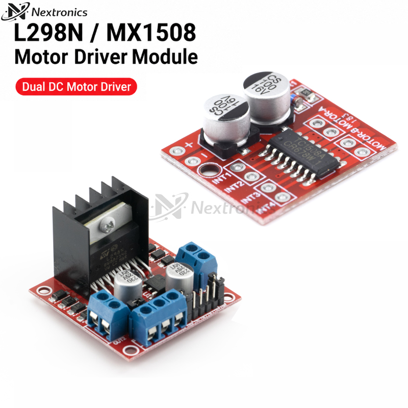Motor Driver L298N - 1/3 個 MX1508 TC1508 DC モータードライバーモジュール