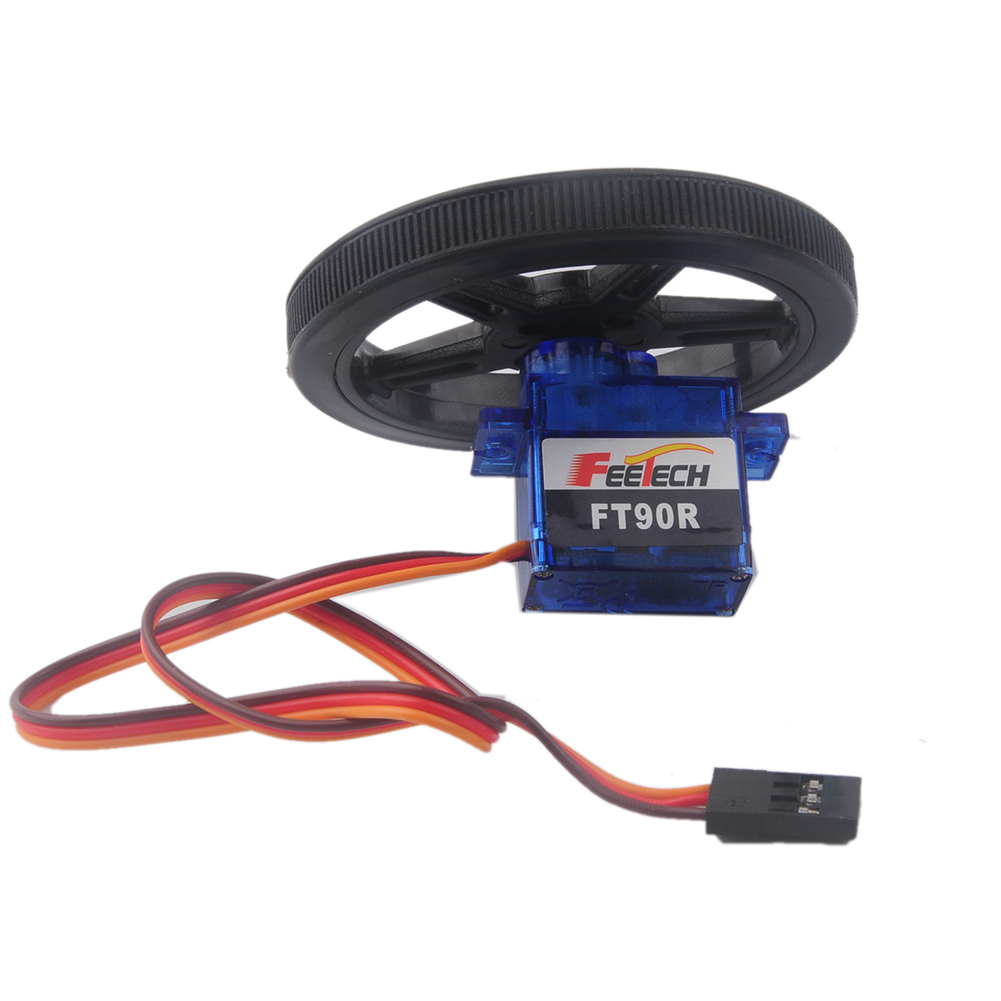 Microbit Robot - 100 個 Feetech FT90R-C002 3V マイクロデジタルサーボ