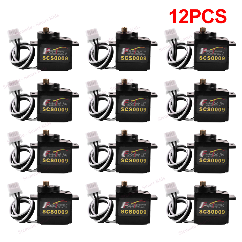 Micro Servo - 12 個入り Feetech 2.3Kg SCS0009 シリアルマイクロサーボ