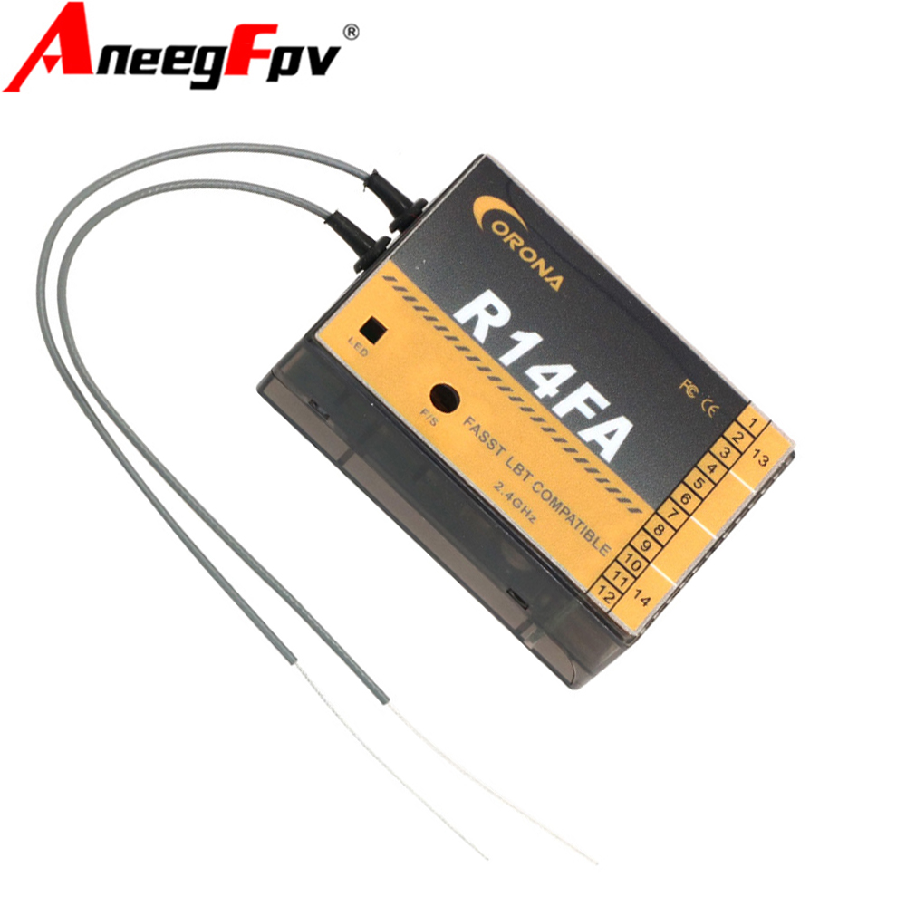 Micro Servo - コロナ R14FA 14CH RC モデルレシーバー 10C