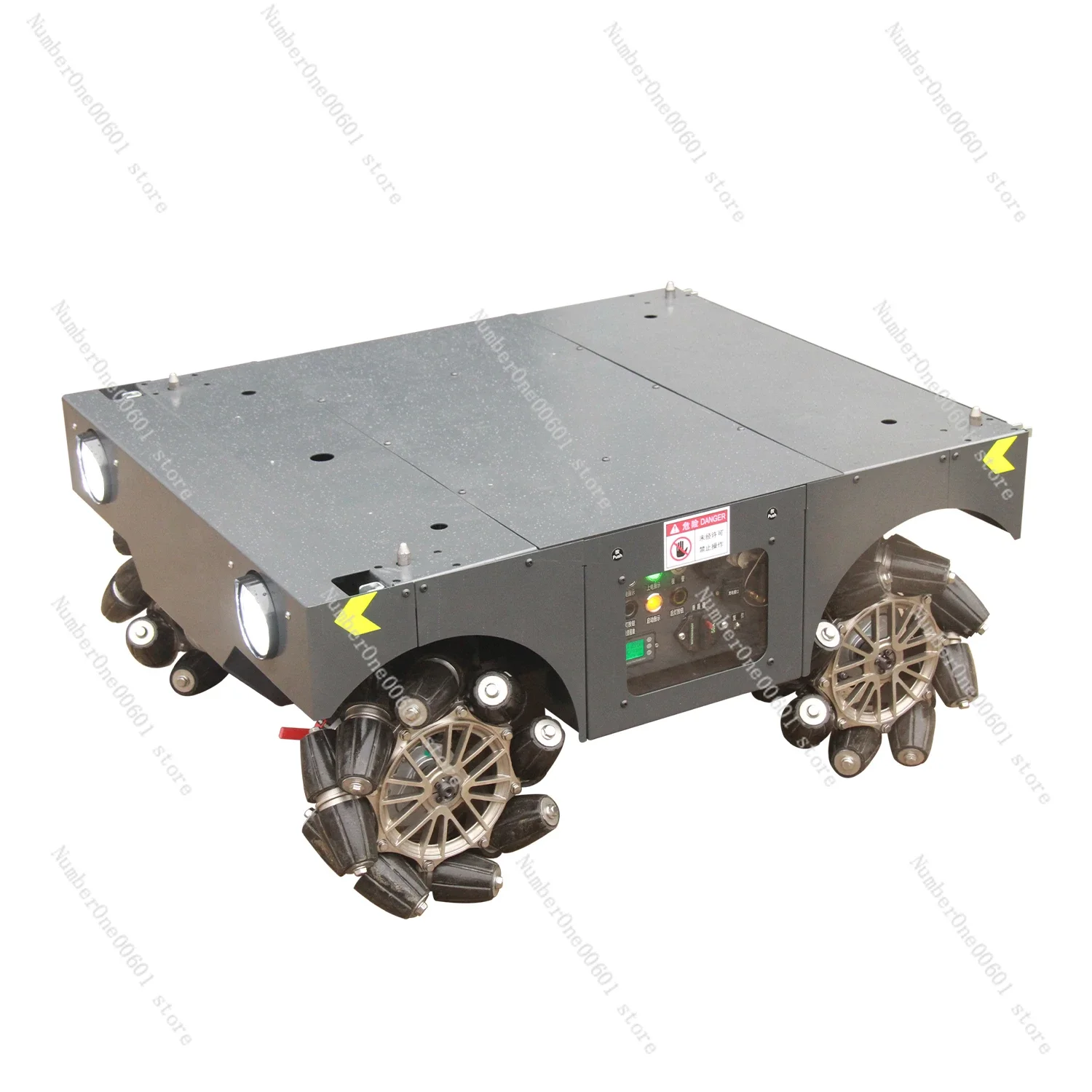 Robot Chassis - 建設現場輸送用電動車両車輪付き高負荷全方向移動ロボットシャーシ倉庫