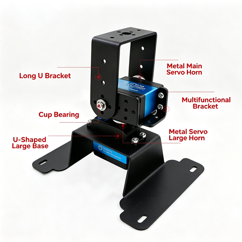 2 DOF パンチルトブラケットキット 金属製マウントホルダ - Robot Arm Kit のレビューと価格