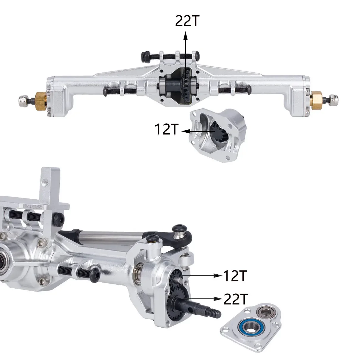 アルミニウム CNC ポータルアクスル + 10mm レイダ - Servo Bracket のレビューと価格