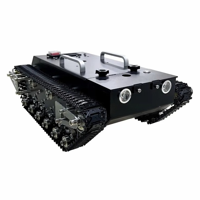 30kg積載RCタンクシャーシ、金属製トラック、12V DC - Tracked Robot Chassis のレビューと価格
