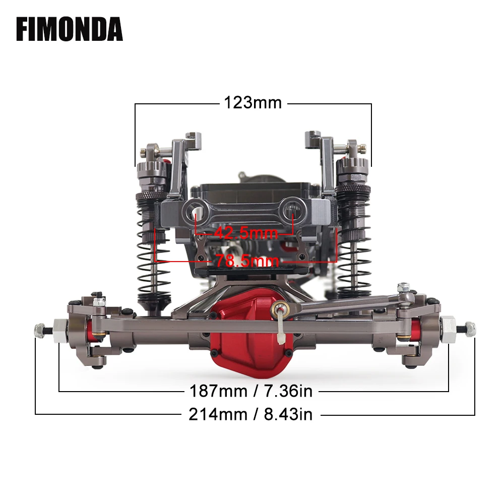 Fimonda-rcクローラーメタルシャーシキット1/10  - Robot Car Kit のレビューと価格