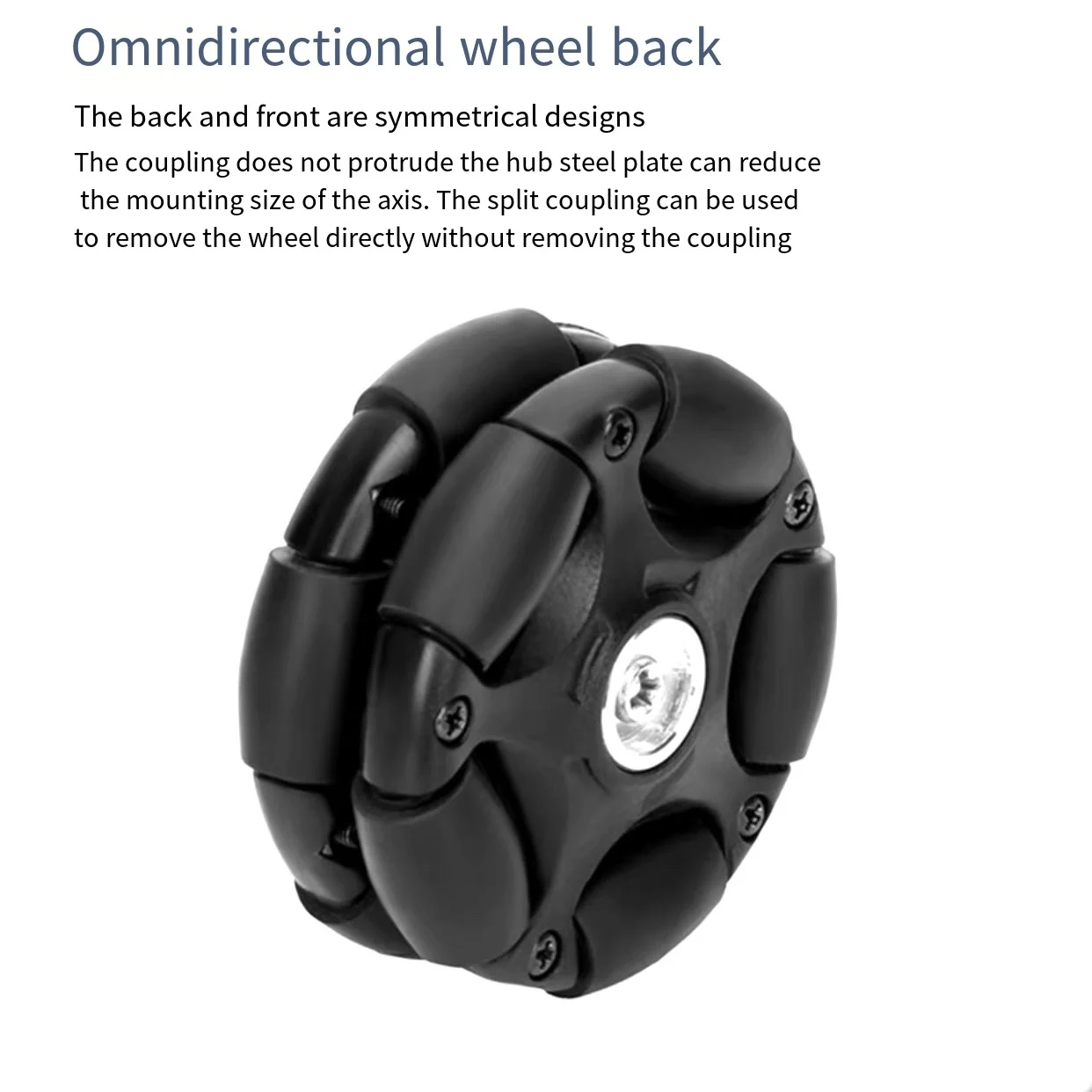 金属オムニホイールインテリジェントホイールロボット 58mm - Robot Wheel のレビューと価格