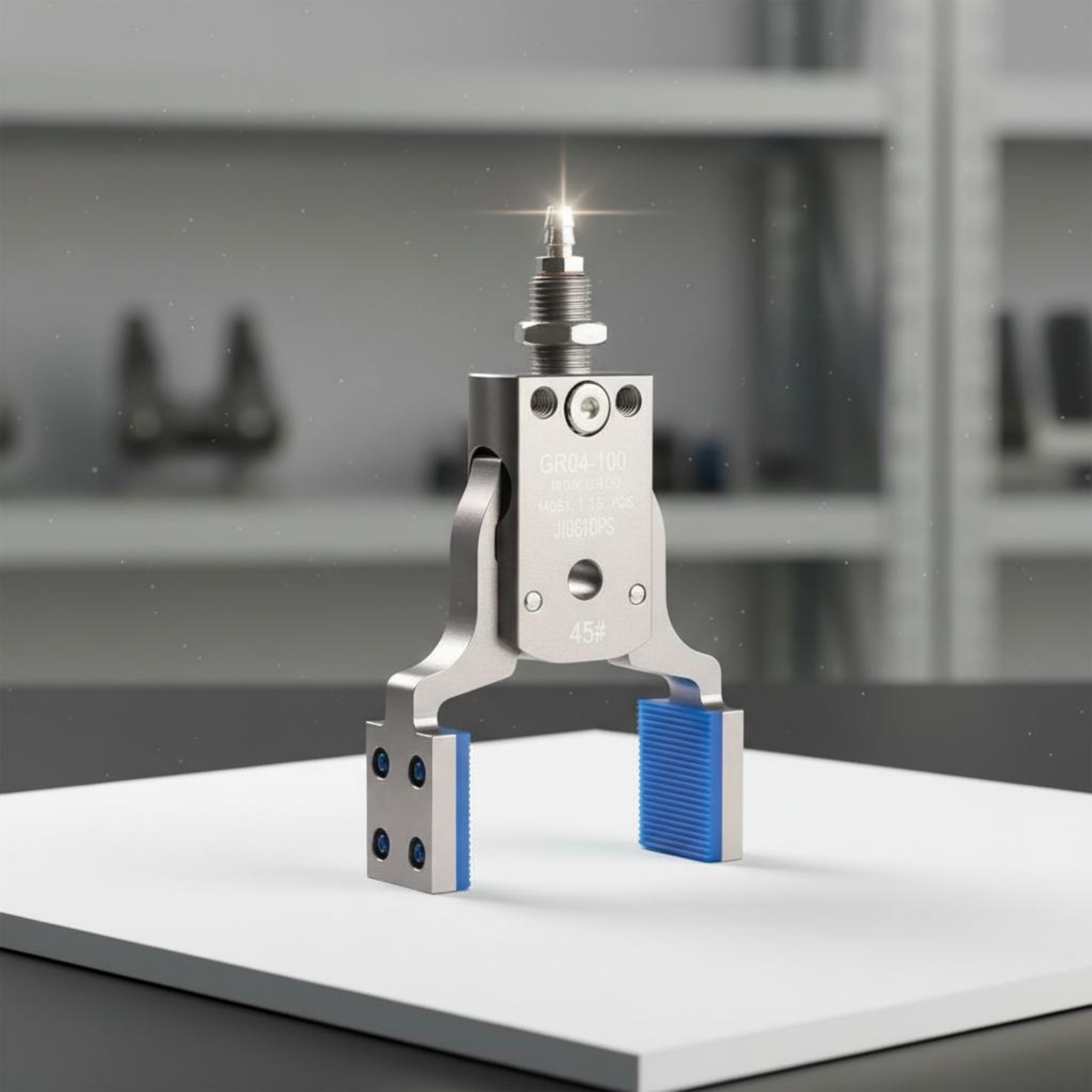 ミニ空気圧グリッパー 強力なクランプ力 広開口グリッパー ロ - Robot Gripper のレビューと価格