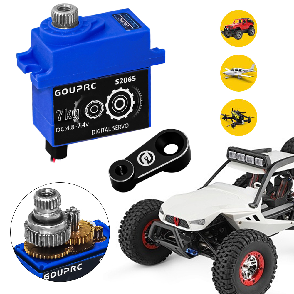 7KG RCデジタルマイクロサーボ、サーボホーン付きメタルギ - Micro Servo のレビューと価格