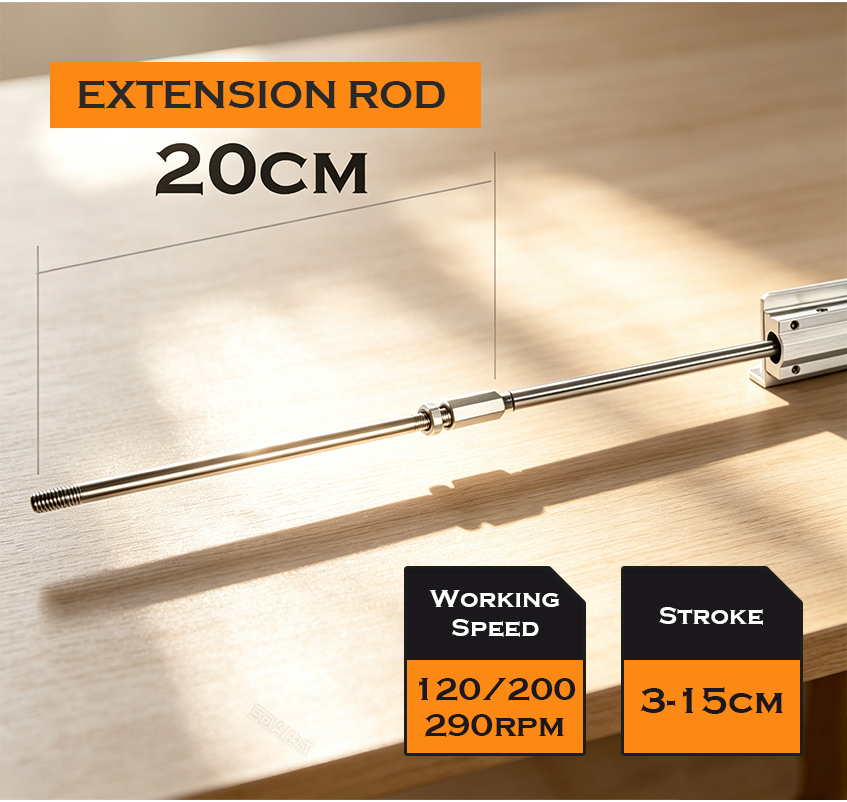 220V DCギア減速モーター往復式リニアアクチュエーターD - Geared Motor のレビューと価格