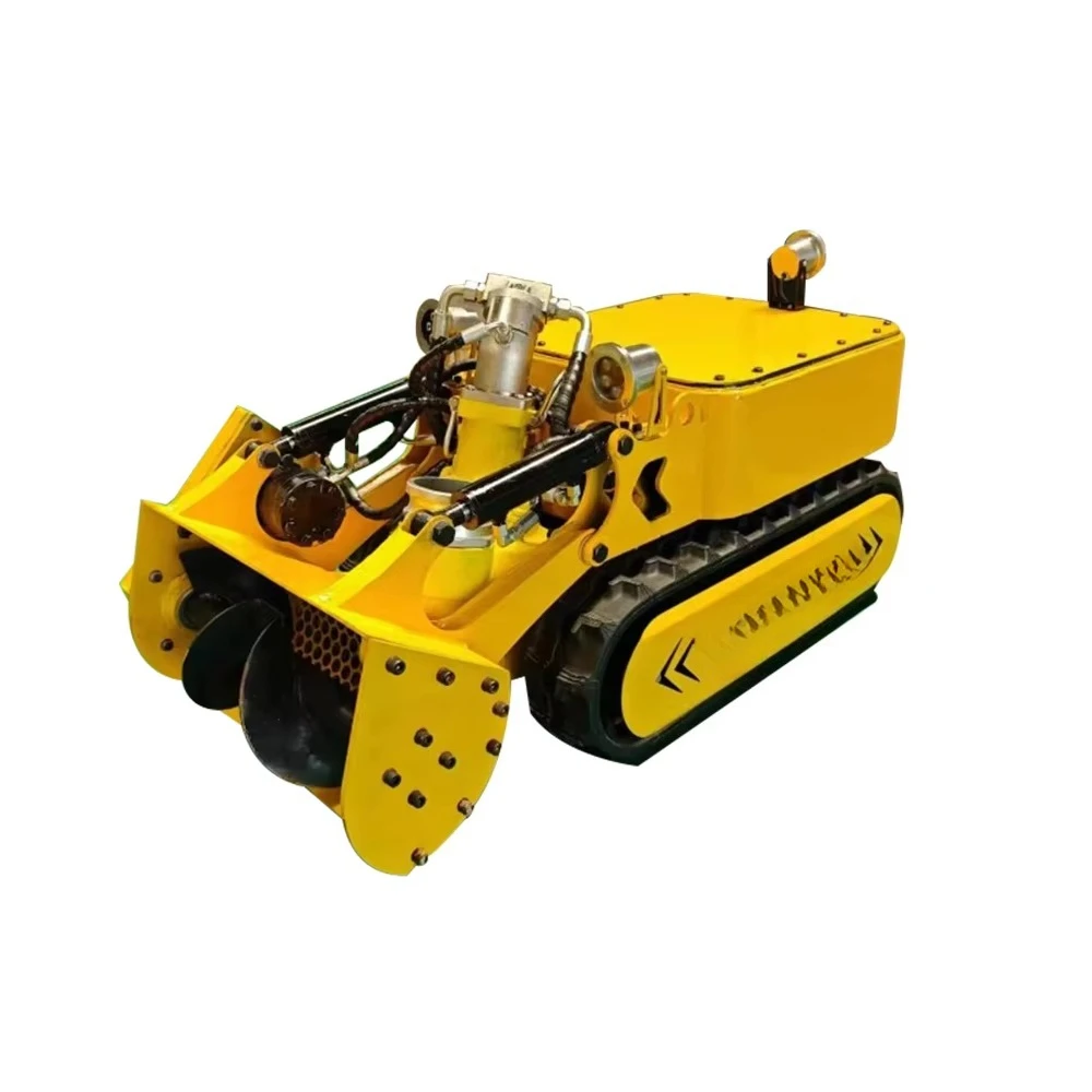 産業用・商業用ゴムクローラ式河川水中清掃・泥除去装置浚渫ロボ - Robot Track のレビューと価格