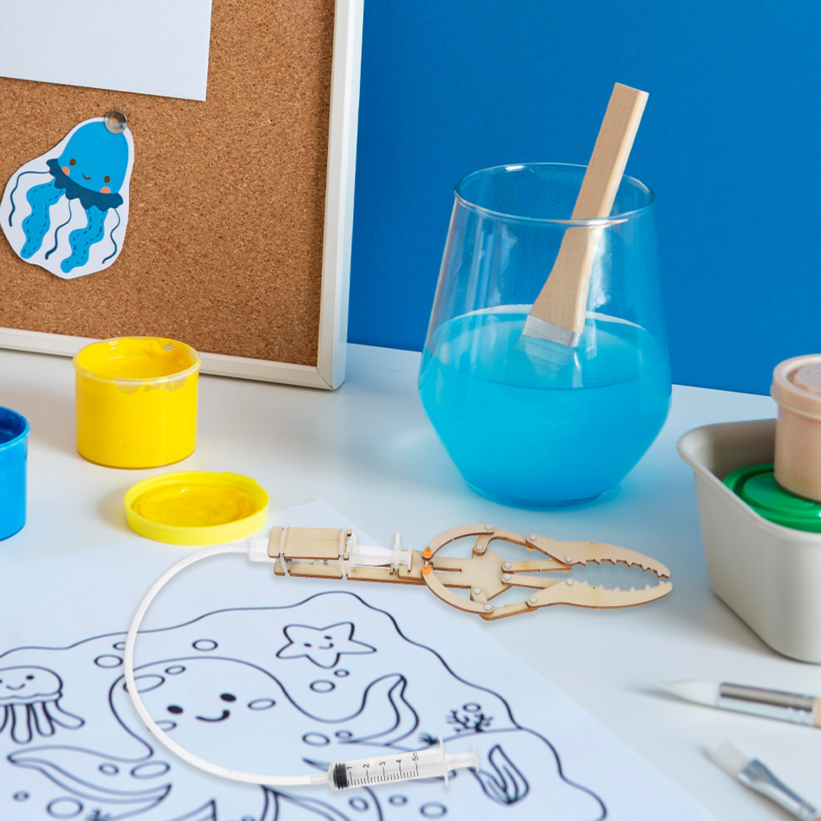 DIY油圧ロボットアーム STEM エンジニアリングキット。 - Robot Arm Kit のレビューと価格