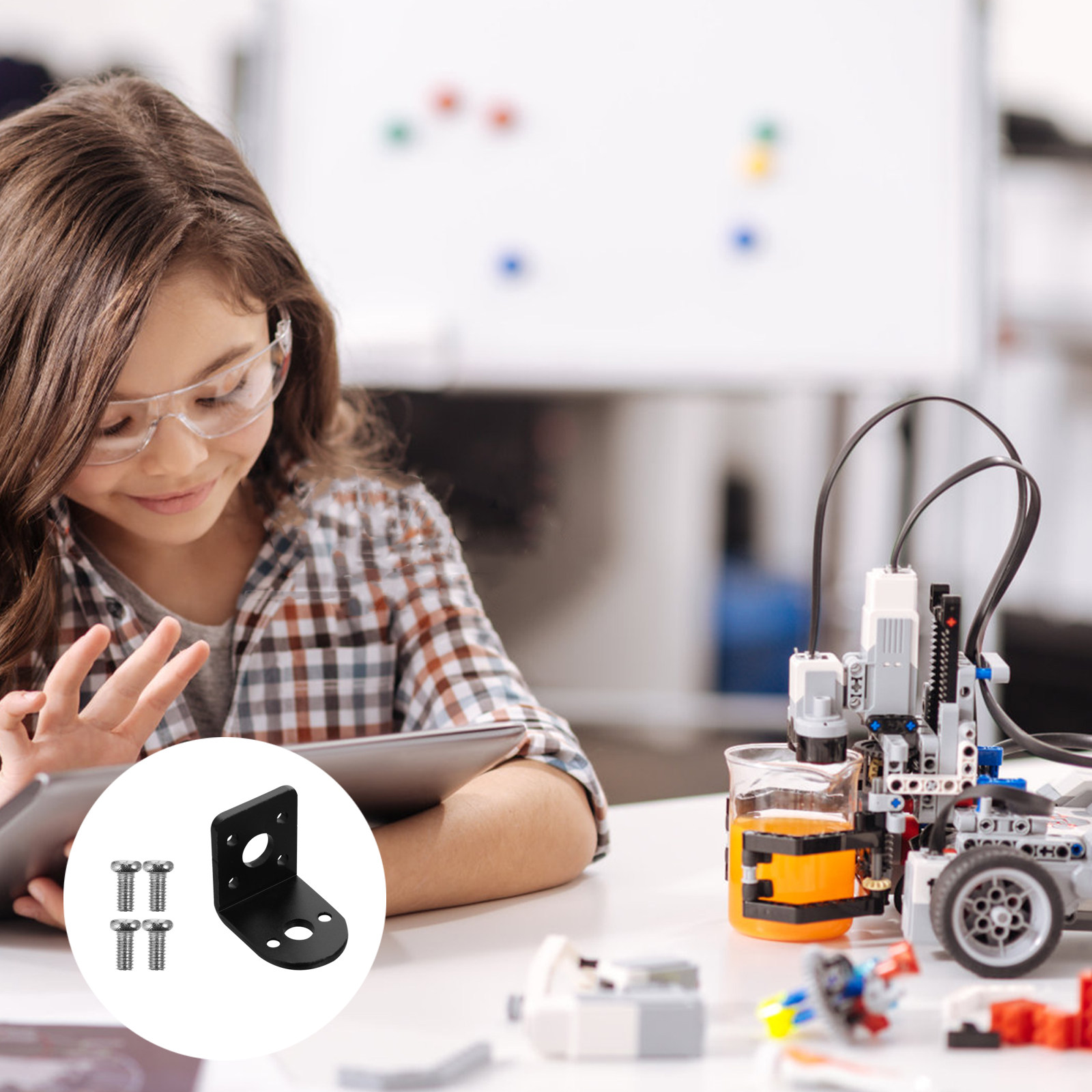 4個セット モーターブラケット ホルダー 汎用サイズ アルミ - Geared Motor のレビューと価格