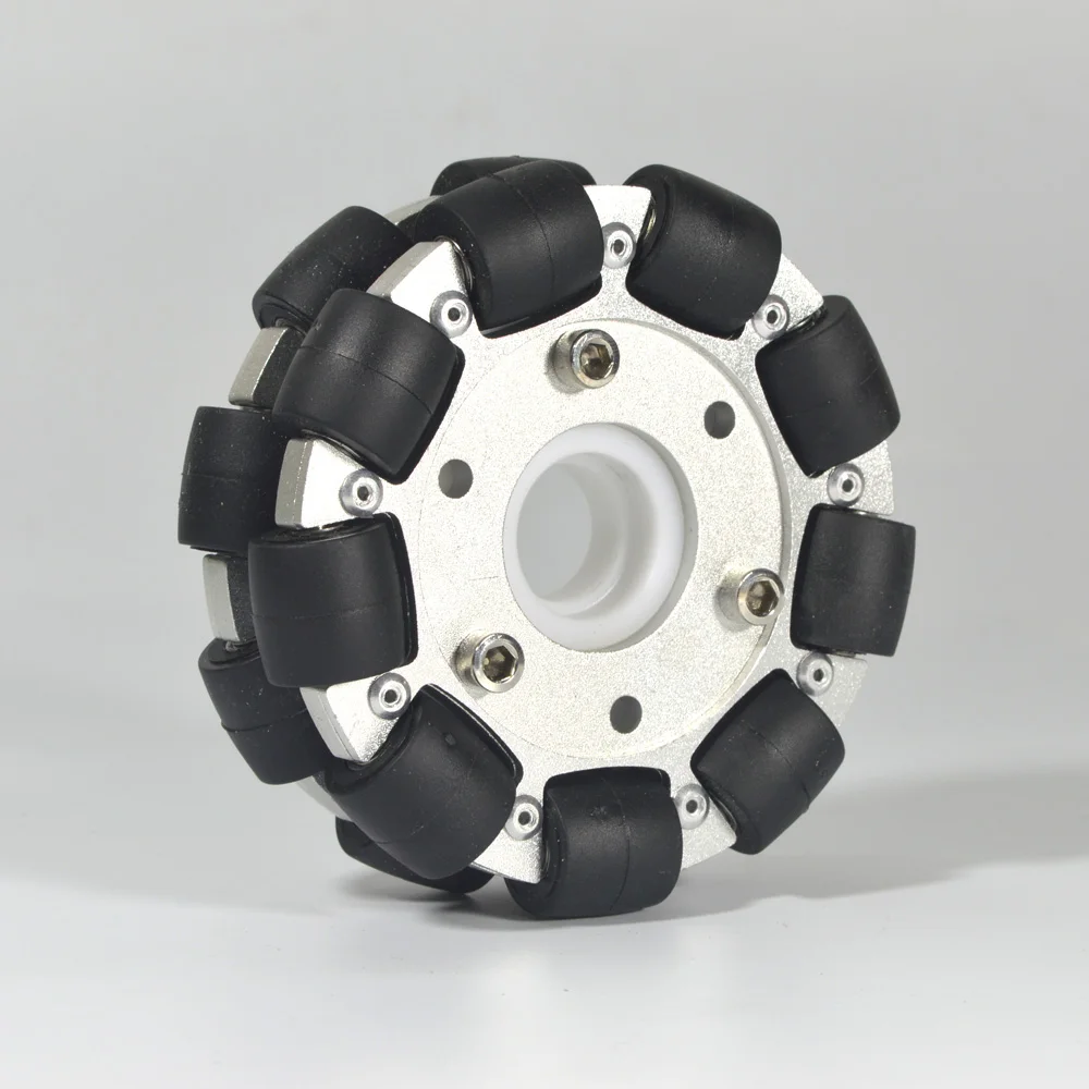 4インチ/100mmの二重アルミニウム製全方向対応ホイール、 - Robot Wheel のレビューと価格