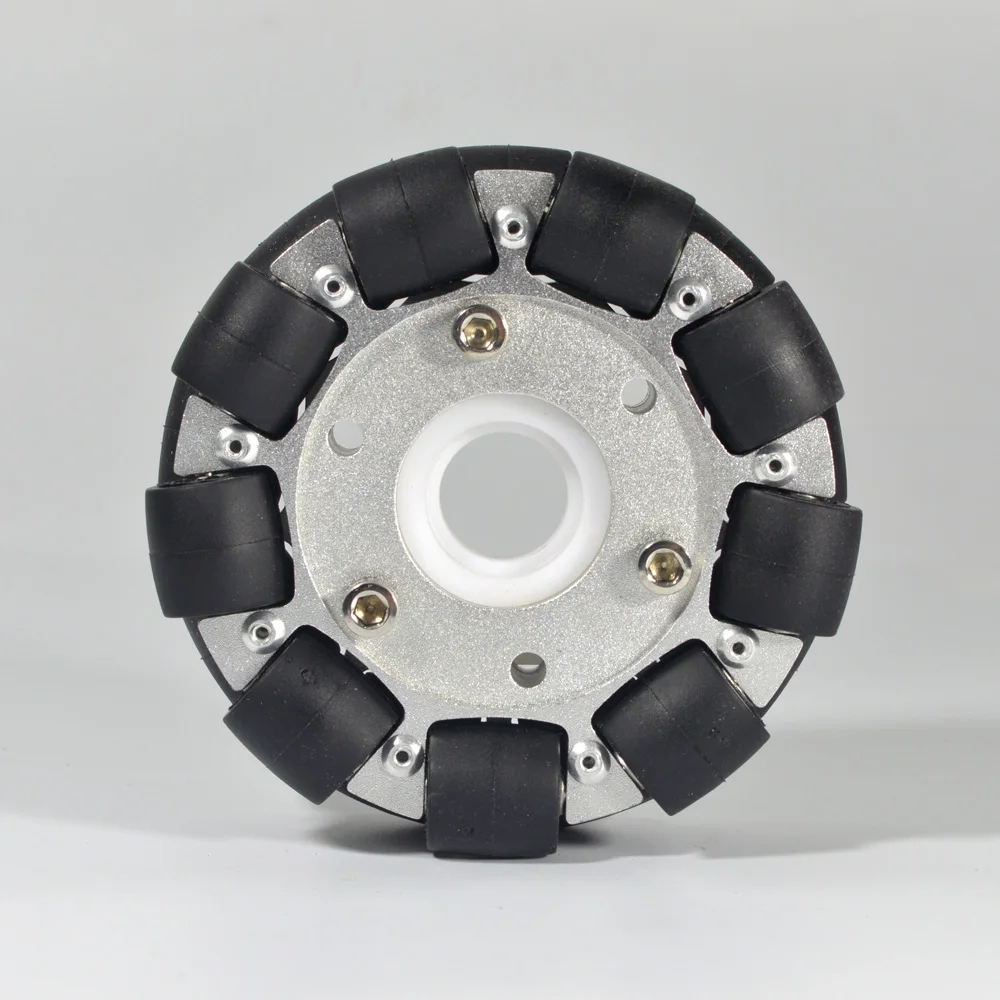 4インチ/100mmの二重アルミニウム製全方向対応ホイール、 - Robot Wheel のレビューと価格