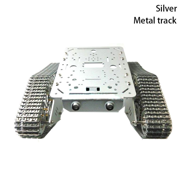 プラスチックまたは金属製の履帯を備えた金属製2WD戦車シャー - Robot Arm Kit のレビューと価格