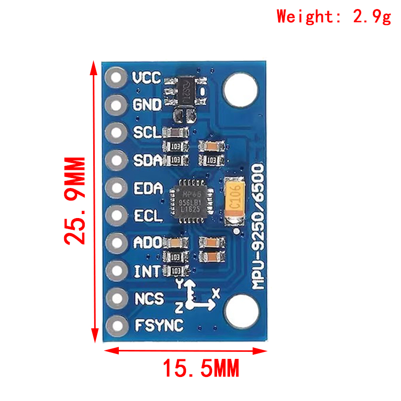 IIC I2C SPI MPU6500 MPU-6500 6 - Accelerometer Mpu6050 のレビューと価格