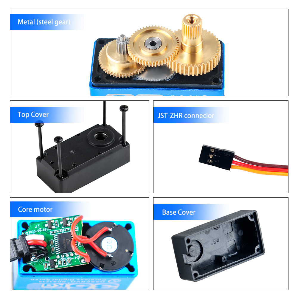 RDS3235 デジタルサーボモーター 35KG コアレスモ - Servo Bracket のレビューと価格