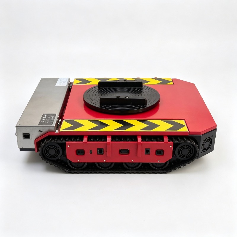 高耐久性UGVプラットフォーム、100kgのゴム製クローラー - Tracked Robot Chassis のレビューと価格