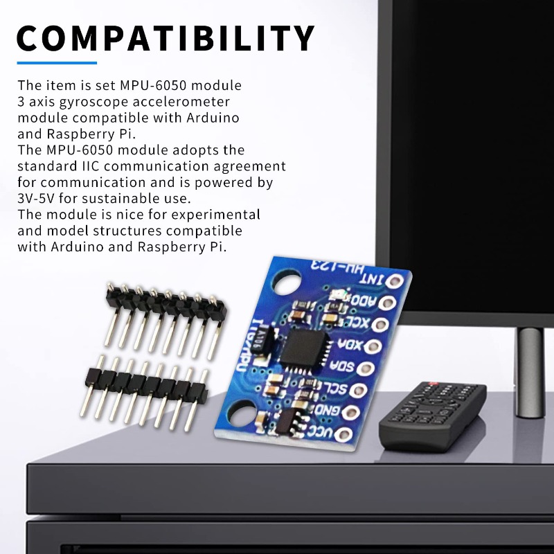 5個のGY-521 MPU-6050 MPU6050加速度計 - Accelerometer Mpu6050 のレビューと価格
