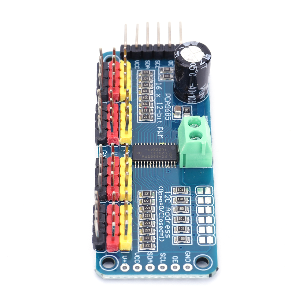 PCA9685 PWM サーボドライバーボード IIC イン - Arduino Robot のレビューと価格