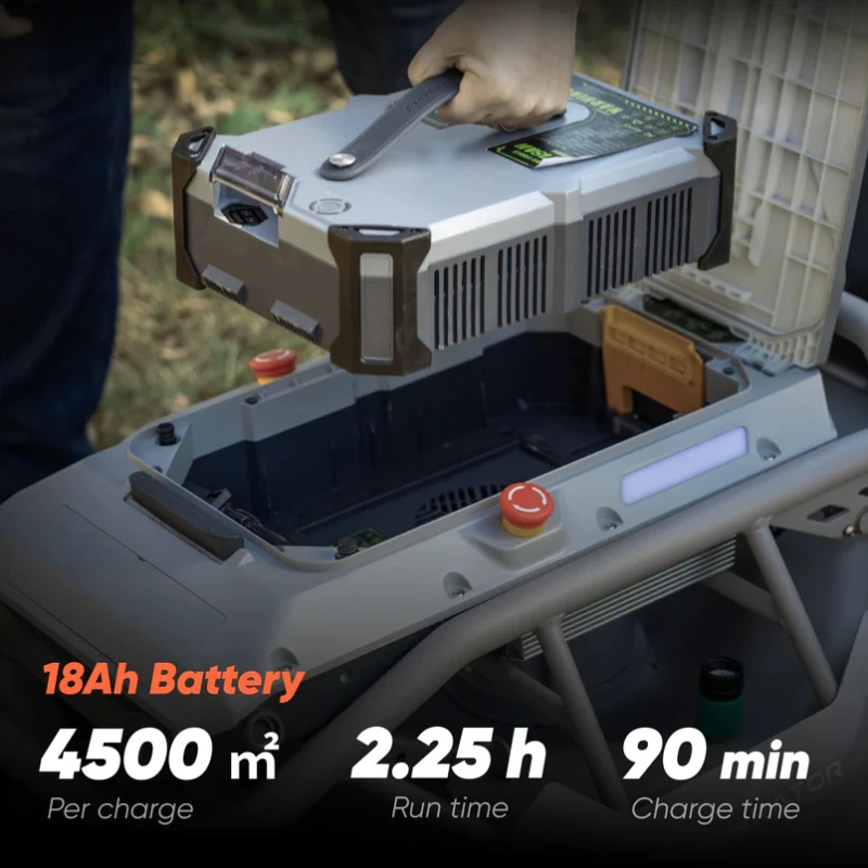 カスタマイズされたリモコン式芝刈り機 4WD 75% 37  - Robot Wheel のレビューと価格