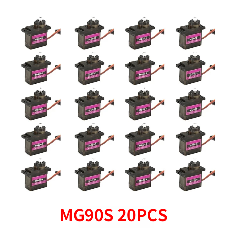 4/5/10/20 個 MG90S メタルギア RC マイク - Servo Sg90 のレビューと価格