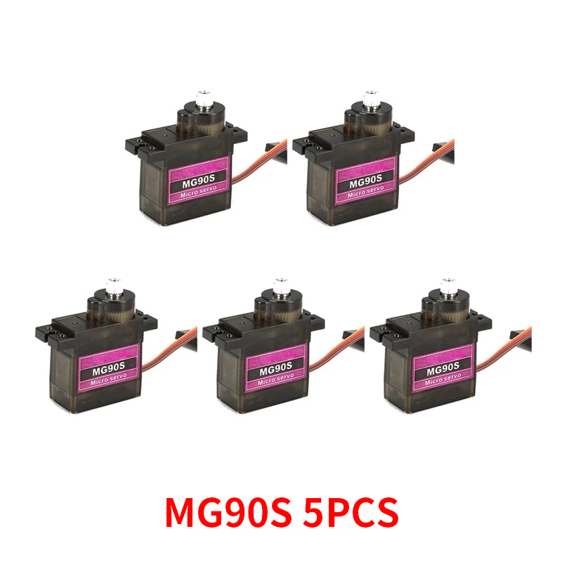 4/5/10/20 個 MG90S メタルギア RC マイク - Servo Sg90 のレビューと価格