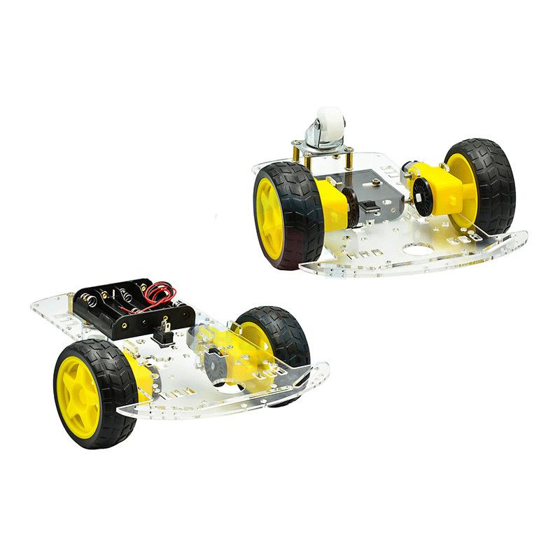 1セット2WD低価格版スマートロボットカーシャーシキットDI - Line Follower Robot のレビューと価格