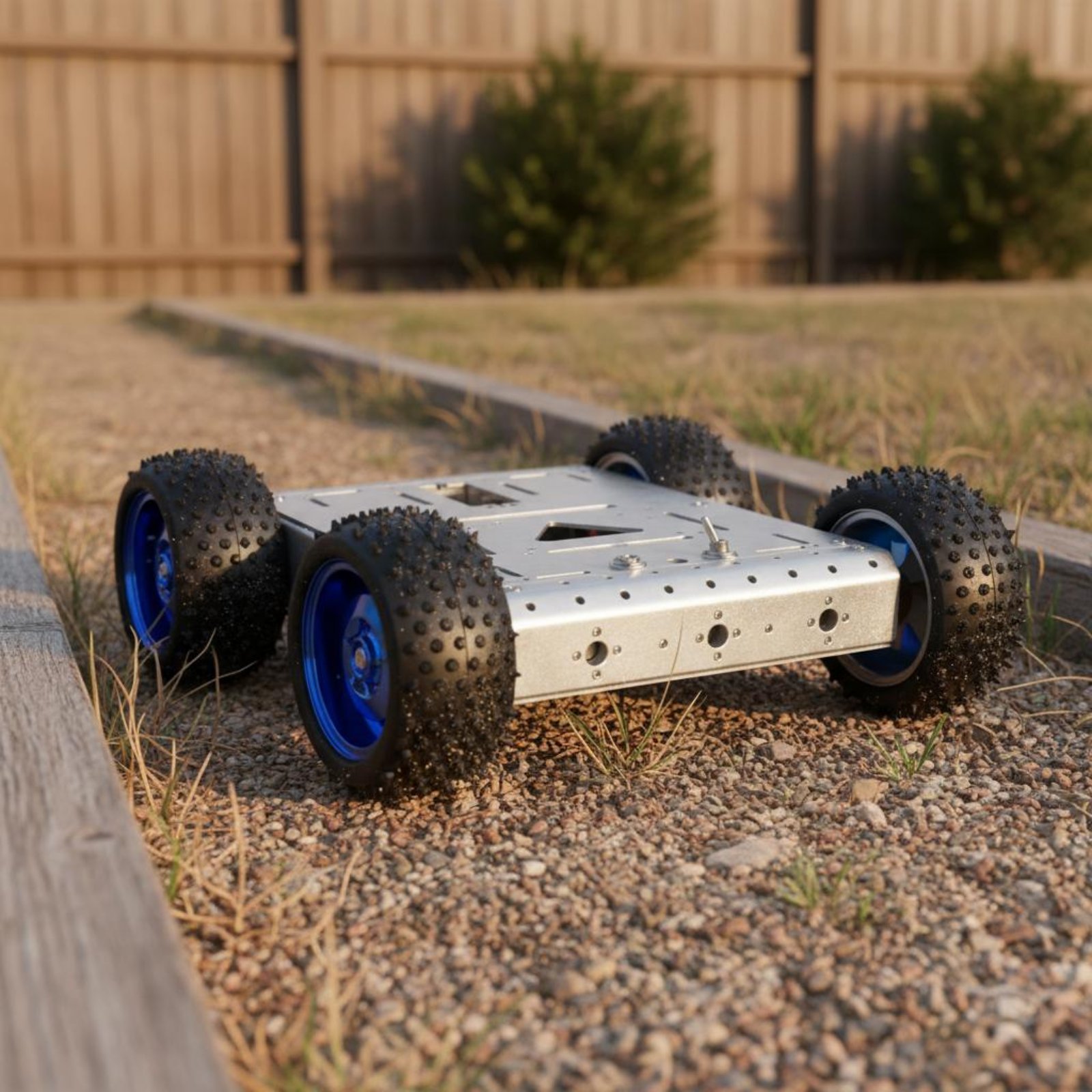 4WDスマートカーシャーシ 耐荷重1.5KG 4WDロボット - Robot Wheel のレビューと価格