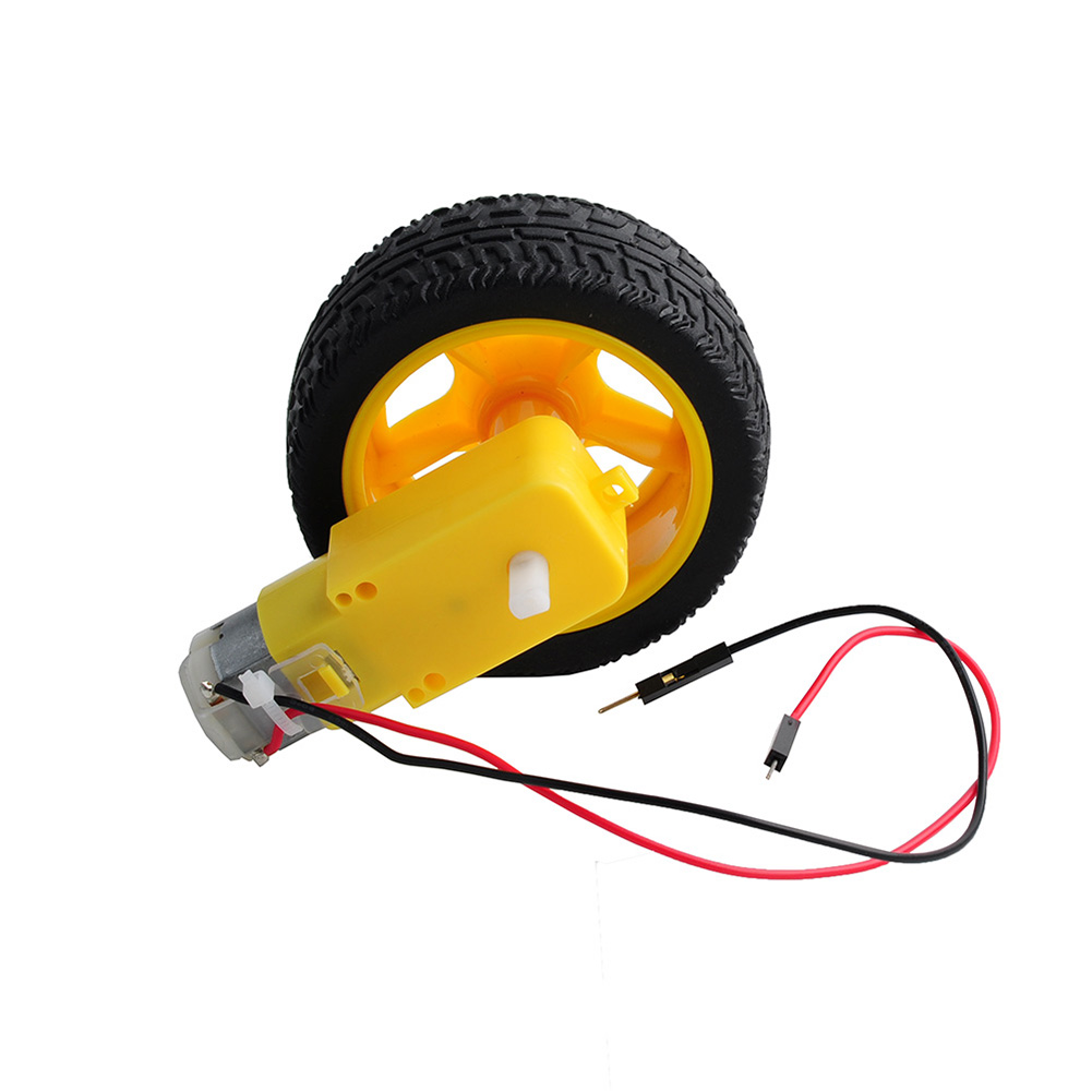 DC3-6V 1:48ギアボックスttッピングモータデュアル - Robot Wheel のレビューと価格