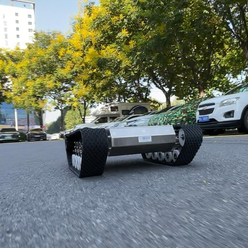 10～20kg積載可能 全地形対応クローラ式ロボットシャーシ - Tracked Robot Chassis のレビューと価格