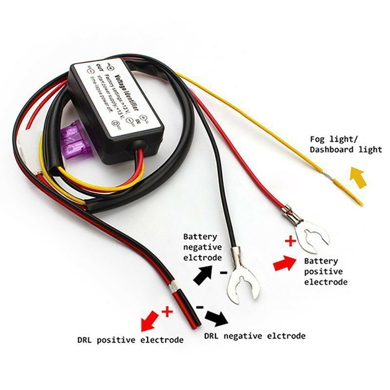 車用 LED デイタイムランニングライト 自動オン/オフ コ - Robot Car Kit のレビューと価格
