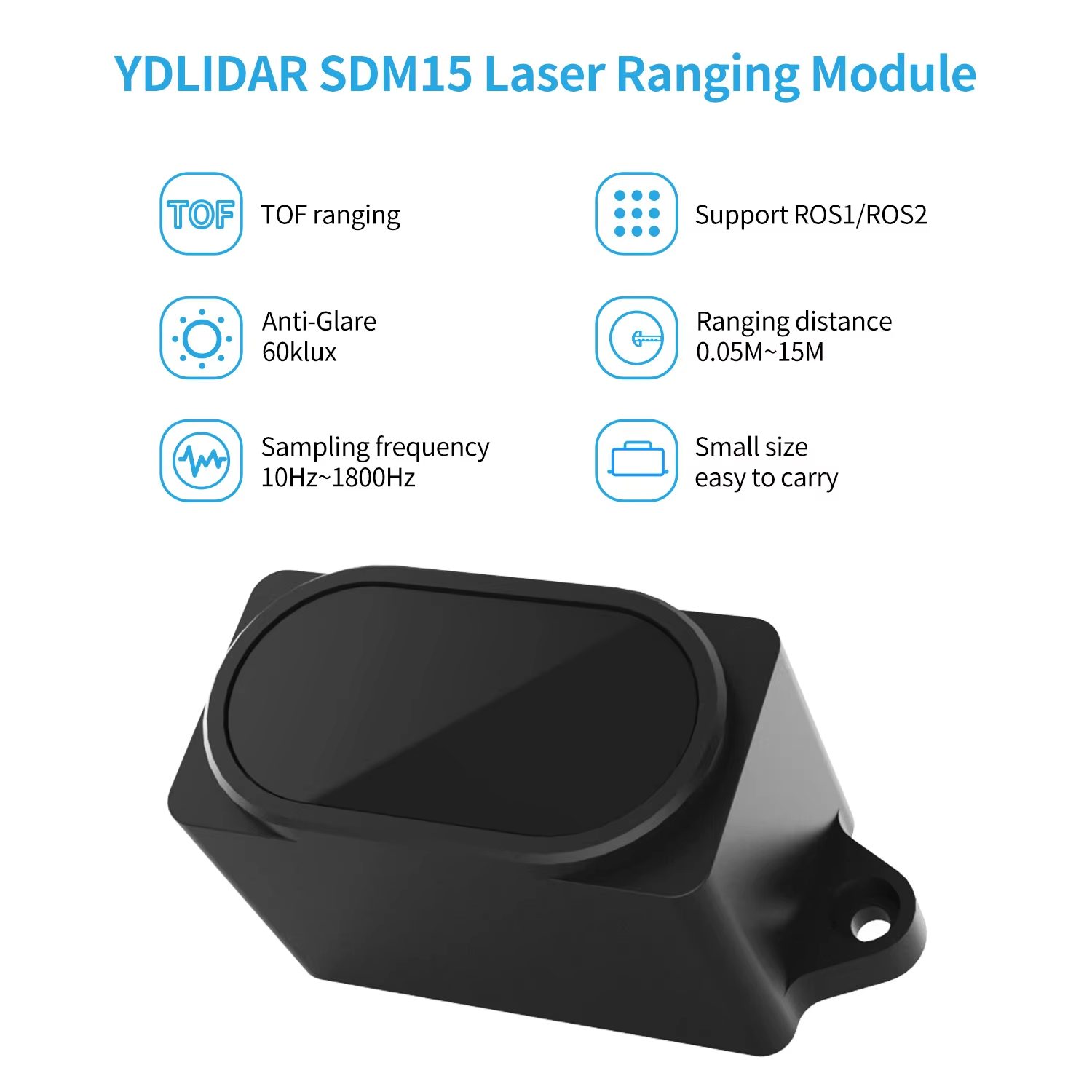 YDLIDAR SDM15/SDM18 高精度測距モジュール - Ros Robot のレビューと価格
