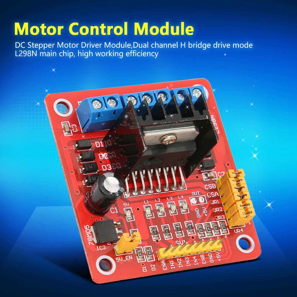 L298N ステッピングモータードライバーモジュール 5V- - Motor Driver L298N のレビューと価格
