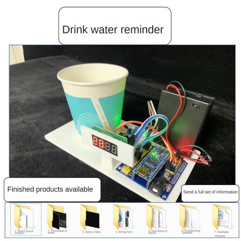 水を飲むことを思い出させるロボット 手作り科学 飲むことを警 - Arduino Robot のレビューと価格