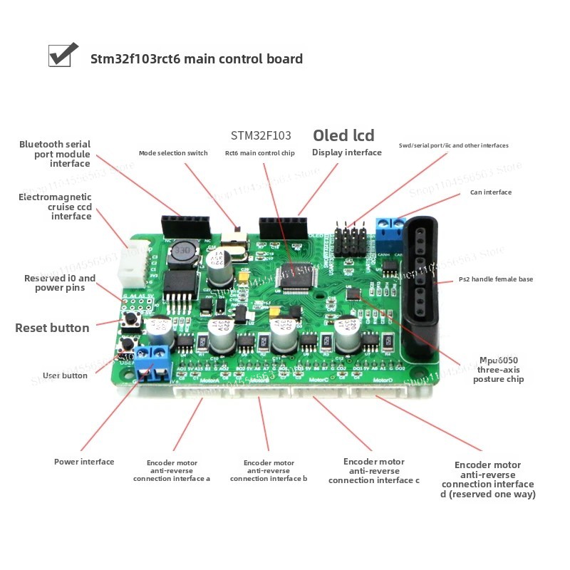 CCD ライン追従センサー付き 4WD メカナム ホイール  - Line Follower Robot のレビューと価格