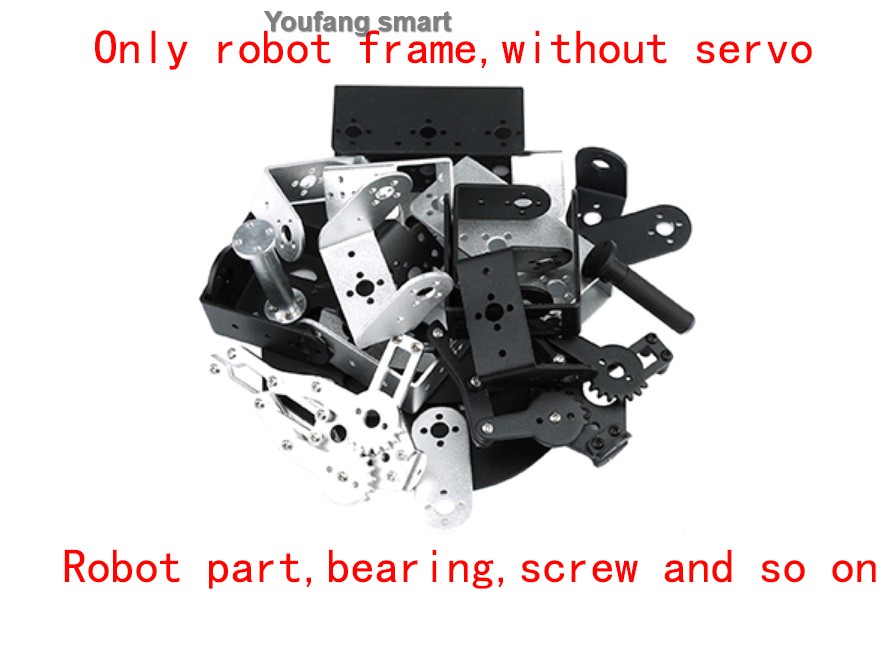サーボ爪付きロボット犬、教育用バイオニック動物機械式クローラ - Robot Arm Kit のレビューと価格